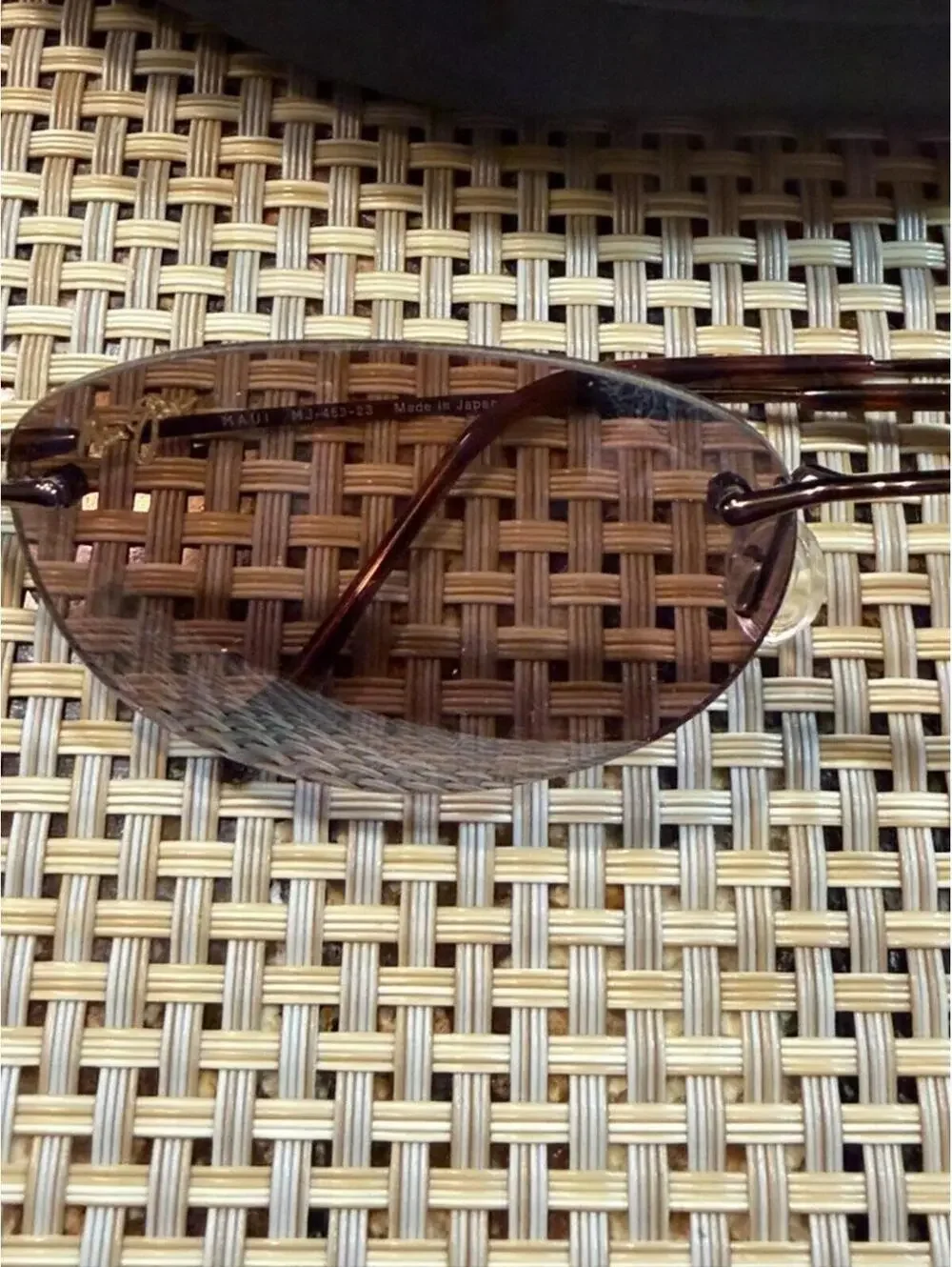 Maui Jim RIMLESS Copper Stainless Frame/ Bronze Lenses!